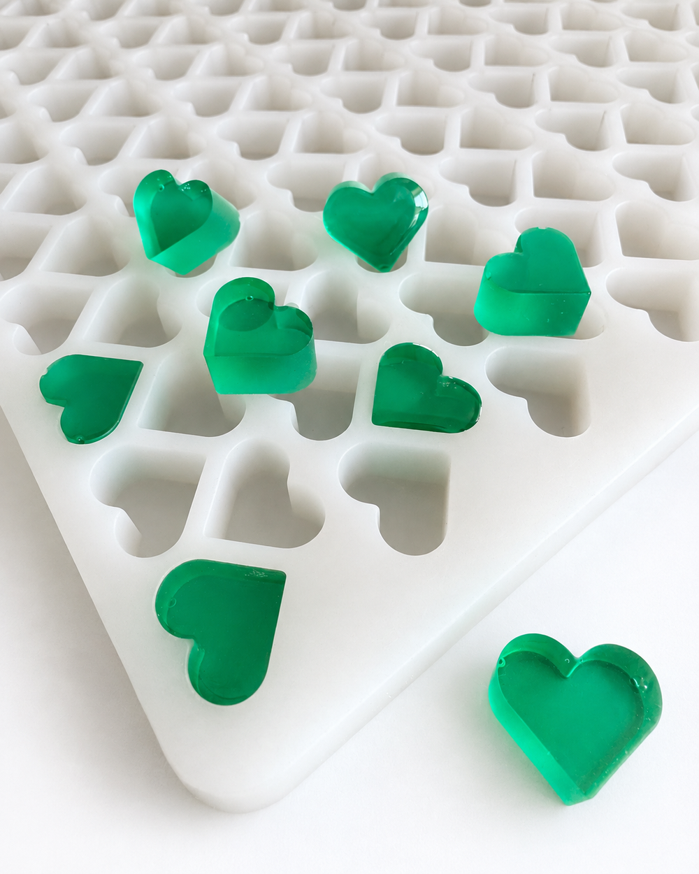 Stampi a cuore per caramelle gommose