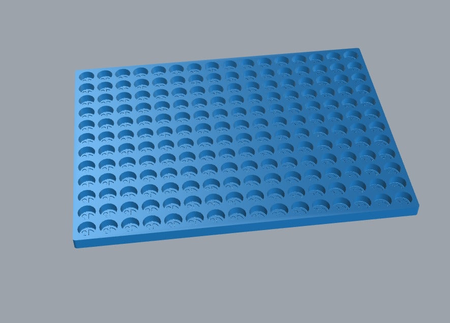 3,2 ml di faccina faccina stampo gommoso - 192 cavità