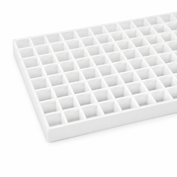 2mL cube gummy mold with 112 cavities top view