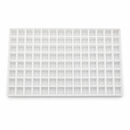 Close-up of 2mL cube silicone gummy mold cavities