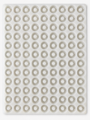 Stampo gommoso ad anello color pesca da 3,4 ml - 108 cavità-4
