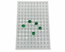 Stampo per caramelle gommose a fungo da 3.5 mL - 140 cavità - vista dall’alto completa