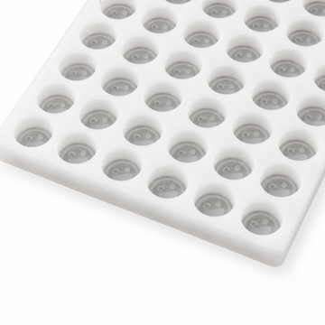 Stampo gommoso per faccina sorridente da 4 ml - 140 cavità