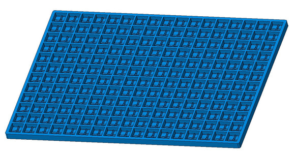 Stampo gommoso da 6 ml di mattoni - 204 cavità