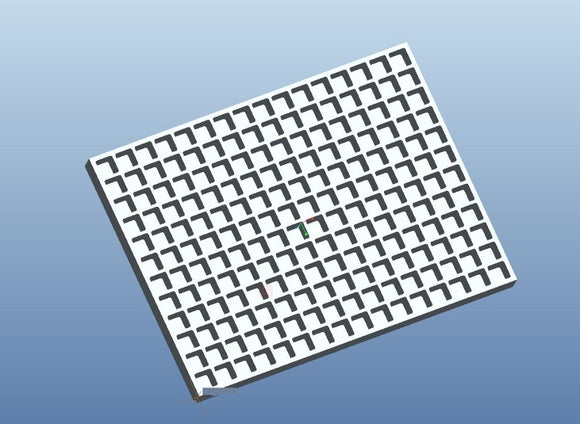 Stampo gommoso da 8 ml di cubo - 192 cavità