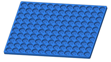 3,3 ml di faccina faccine monete gummy stampo - 0