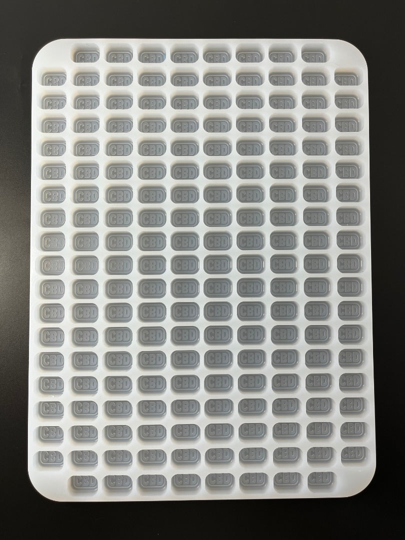 3,1 ml di stampo gummy CBD - 186 Cavità