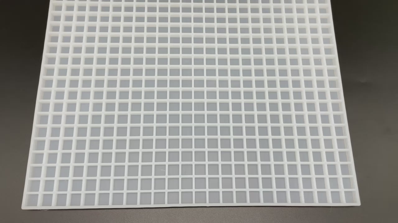 Stampo gommoso in silicone quadrato da 1,5 ml - 432 cavità-8