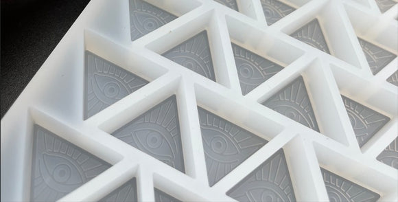 3,1 ml di triangolo piramide stampo gommoso - 220 cavità