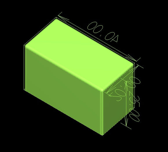 Stampo gommoso rettangolo da 20 ml - 119 cavità