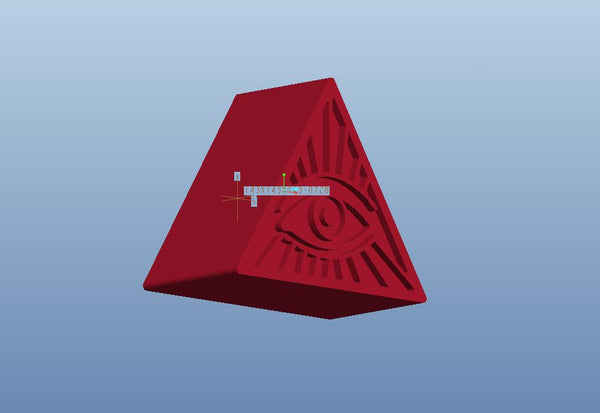 Stampo gommoso triangolo piramidale da 5,1 ml - 220 cavità