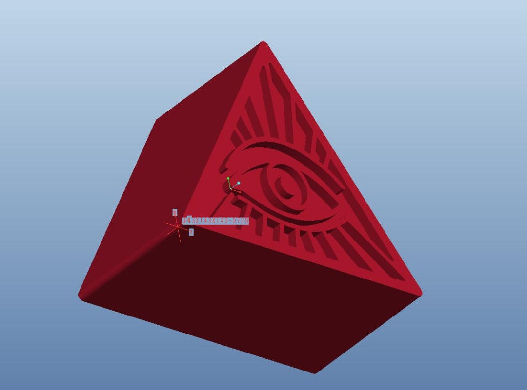 3,1 ml di triangolo piramide stampo gommoso - 220 cavità