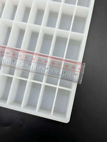 Stampo gommoso rettangolo da 20 ml - 119 cavità - 0